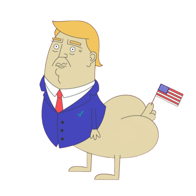 Donald Holding Money